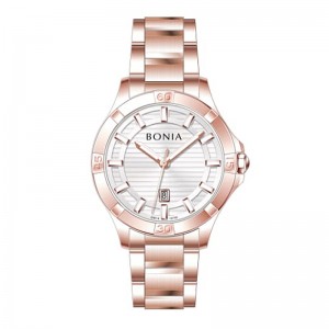 Bonia BNB10750-2512 Rosegold White